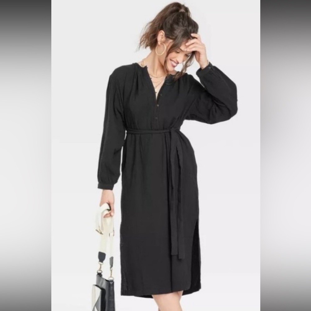 3. Balloon Long-sleeve dress  - Universal Thread